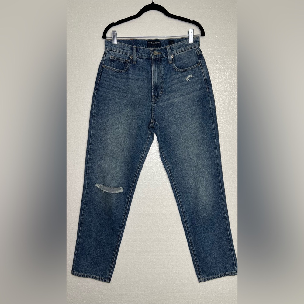 Lucky Brand high rise mom jeans Drew ankle size 6/28